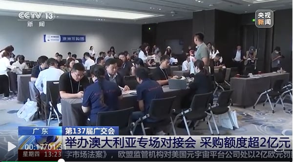 Las adquisiciones superan los 200 millones de RMB: La Feria de Cantón impulsa la cooperación industrial entre China y Australia